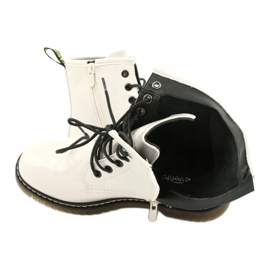 Evento Botas femininas, botas brancas envernizadas 20BT35-3001 branco 7