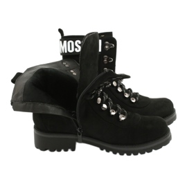 Evento Botas de madeira High Black 9BT35-1331 Black Popsi preto 6