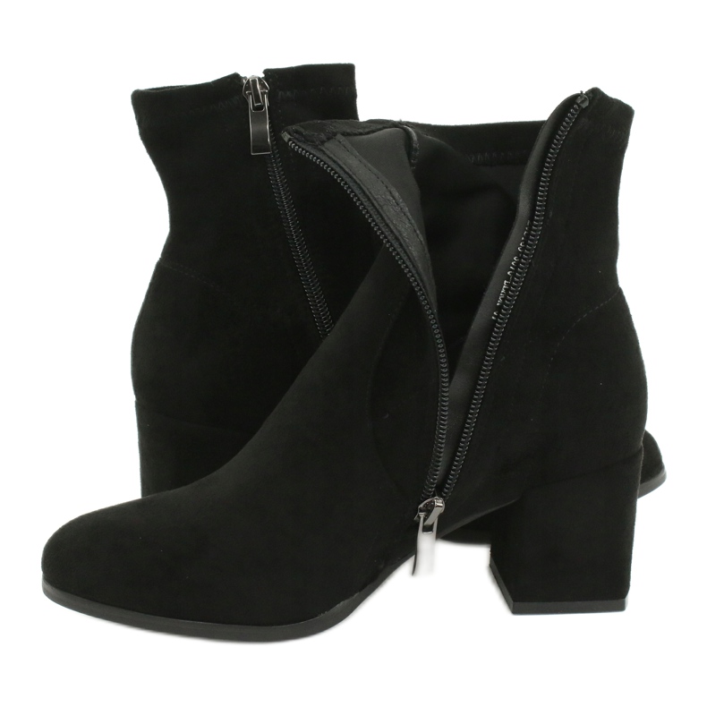 Evento Botas de lycra pretas preto 5