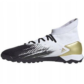 Chuteiras Adidas Predator 20.3 M Tf FW9191 preto branco 2