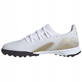 Chuteiras Adidas X GHOSTED.3 Tf Jr EG8214 cinza cinza 2