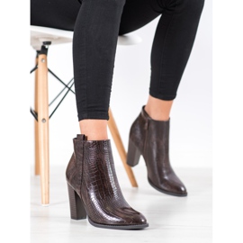 Seastar Botas de couro ecológico marrom 2
