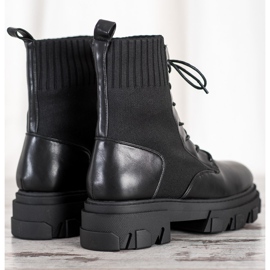 Seastar Trabalhadores elegantes na plataforma preto 1