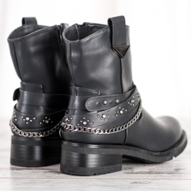 Seastar Botas de rock elegantes preto 1