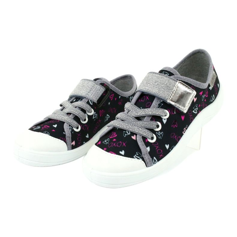 Calçados infantis Befado 251Q142 prata cinza multicolorido 2