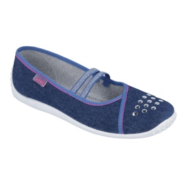 Sapatos juvenis Befado 345Q164 azul marinho 1