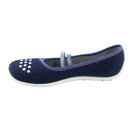Sapatos juvenis Befado 345Q164 azul marinho 2