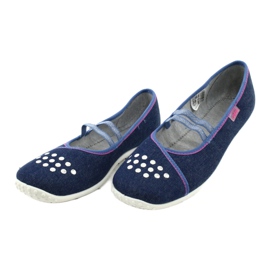 Sapatos juvenis Befado 345Q164 azul marinho 3