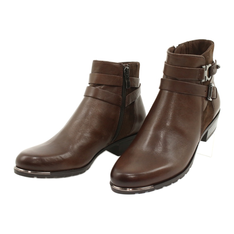 Botas Caprice para mulheres marrom 25309-25 924 castanho 2
