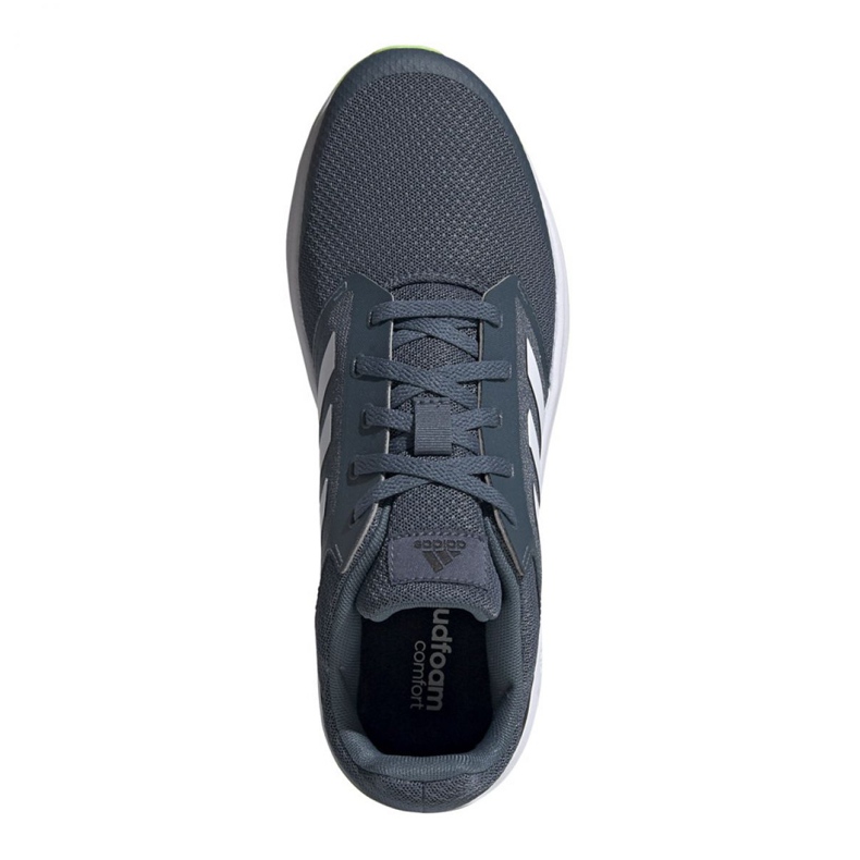 Tênis de corrida Adidas Galaxy 5 M FW5702 branco preto cinza 1