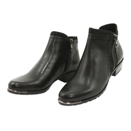 Botas Caprice para mulheres pente preto 25403-25 922 2