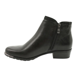 Botas Caprice para mulheres pente preto 25403-25 922 1