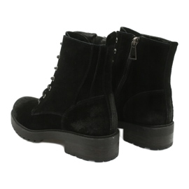 American Club Botas American Black Suede preto 4