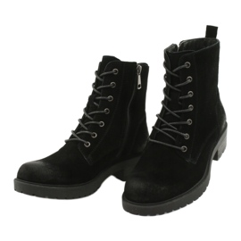 American Club Botas American Black Suede preto 2