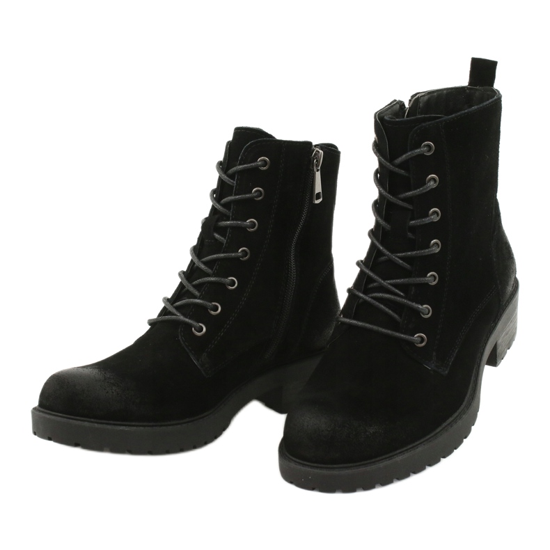 American Club Botas American Black Suede preto 2