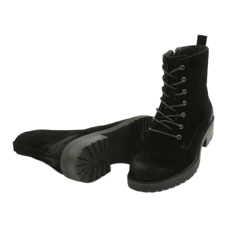 American Club Botas American Black Suede preto 3