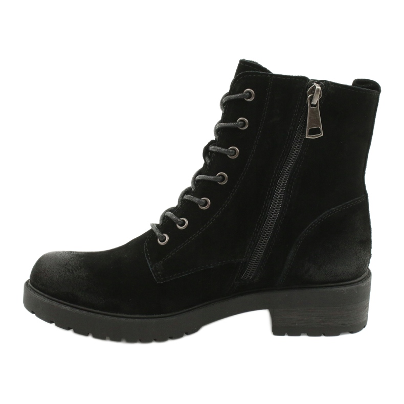 American Club Botas American Black Suede preto 1