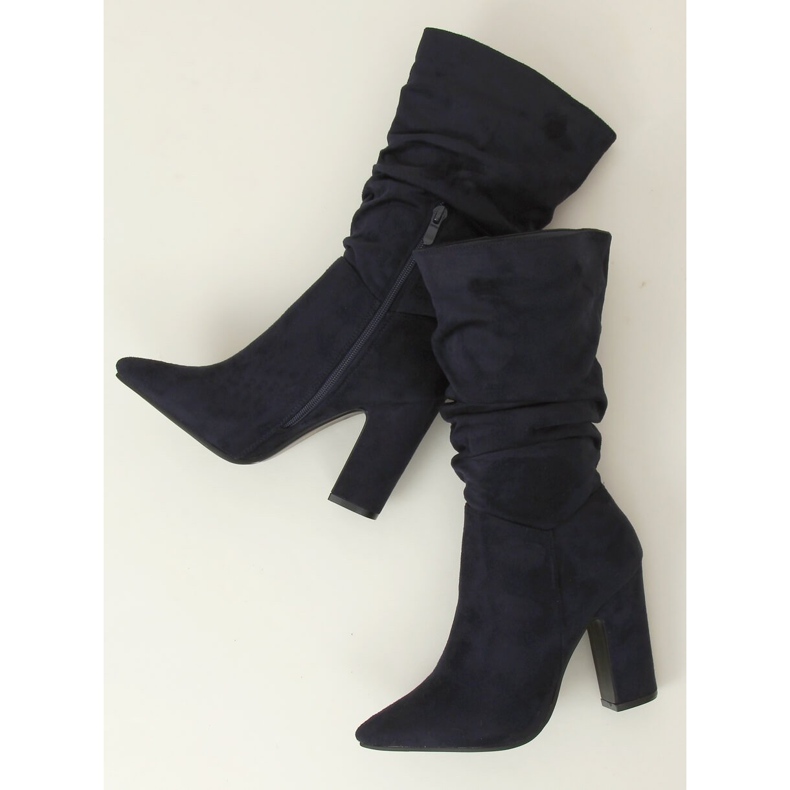 Botas de cano altas azul marinho D7510 D.BLUE azul-marinho 1