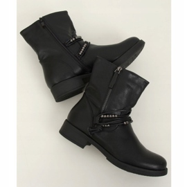 Botas militares pretas J19-108 pretas preto 1