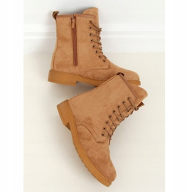 Camel E2002 Botas com cordões de camelo castanho 2