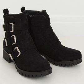 Black XJ-08 Black boots no protetor preto 1