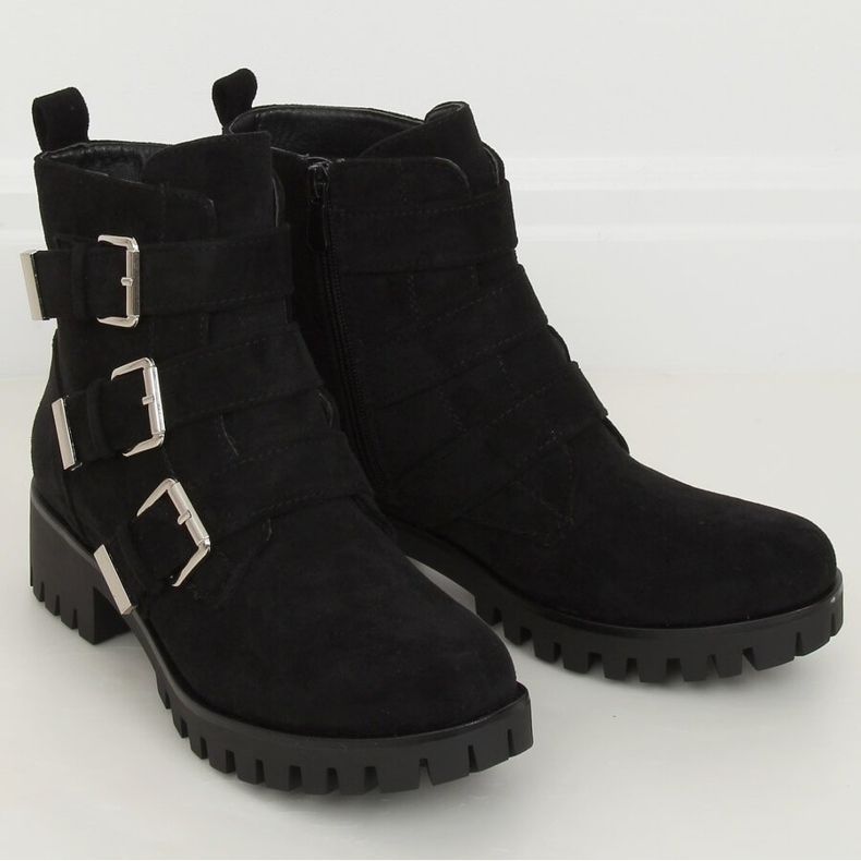 Black XJ-08 Black boots no protetor preto 1