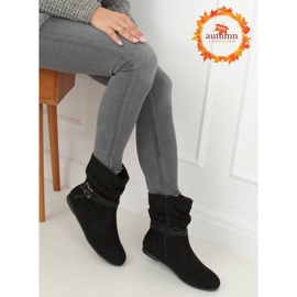 Botas femininas pretas pretas DH28 pretas preto 1