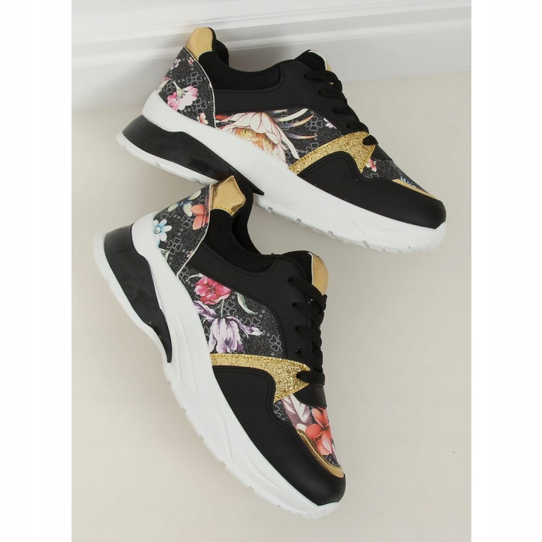 Sapatos esportivos pretos NB332 pretos multicolorido 2