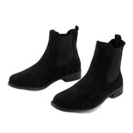Botas pretas deslizantes de Aveley preto 2