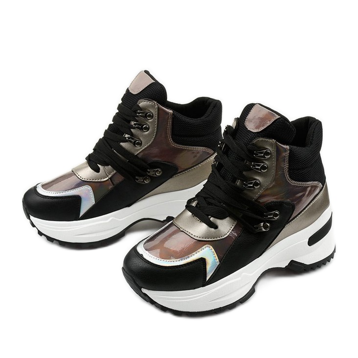 Tênis Gianna Pretos multicolorido 2