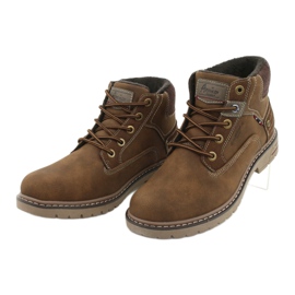 Caminhada em couro de camelo American Club RH36 marrom 2
