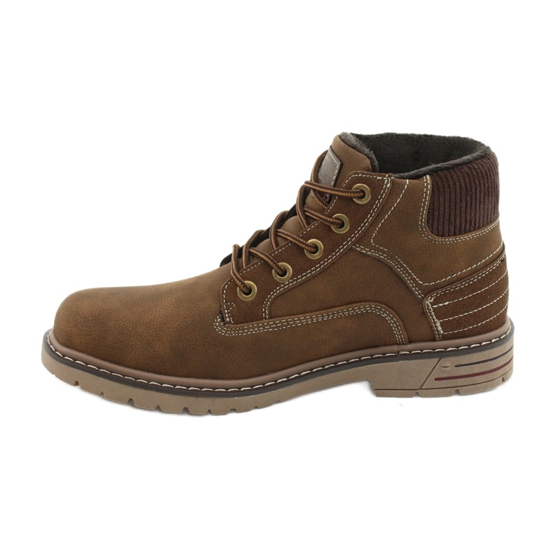 Caminhada em couro de camelo American Club RH36 marrom 1