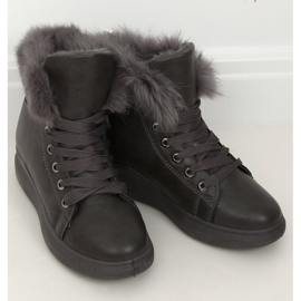 Botas cinza com pele A07 Grey 1