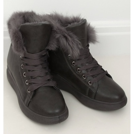 Botas cinza com pele A07 Grey 2