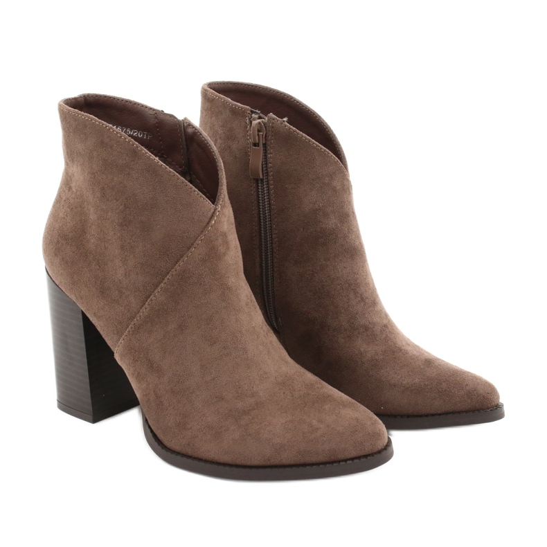 Botas no posto Taupe Filippo DBT1575 / 21 TP marrom 4