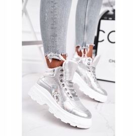 PS1 Calçados Esportivos Femininos Warmed Silver Davan prata 2