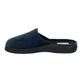 Slippers masculinos de Befado PU 132M006 azul 4