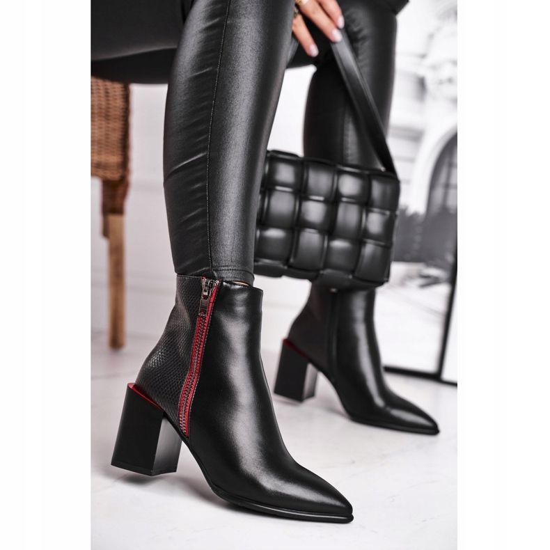 S.Barski Botas pretas Lippi pretas femininas preto 1