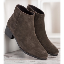 Filippo Botas clássicas de couro cáqui 2