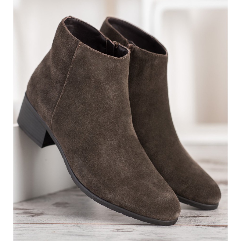 Filippo Botas clássicas de couro cáqui 2