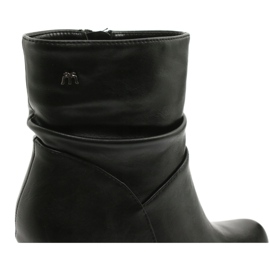 M.Daszyński Botas pretas no poste de Daszyński AF125-7 preto 5 M.Daszyński Botas pretas no poste de Daszyński AF125-7 preto 5