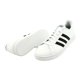 Sapatos Adidas Grand Court Base M EE7904 branco preto 2