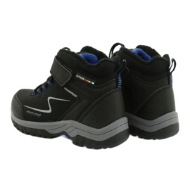 Botas esportivas soft-shell com membrana American Club HL38 / 20 preto azul 4