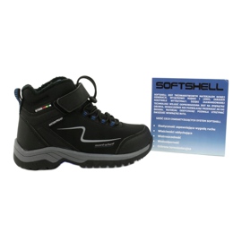 Botas esportivas soft-shell com membrana American Club HL38 / 20 preto azul 5