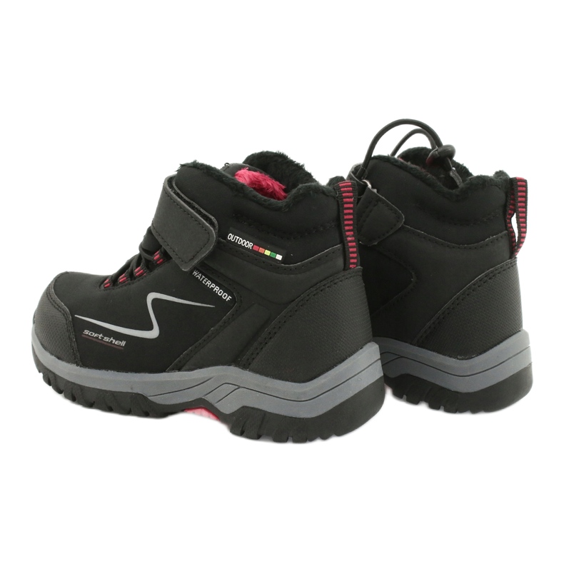 Botas esportivas soft-shell com membrana American Club HL38 / 20 preto vermelho 4 Botas esportivas soft-shell com membrana American Club HL38 / 20 preto vermelho 4