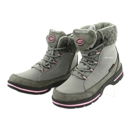 American Club Botas Softhell com membrana SN03 / 20 rosa cinza 2