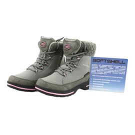 American Club Botas Softhell com membrana SN03 / 20 rosa cinza 4