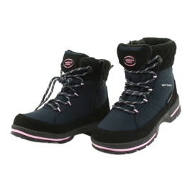 American Club Botas Softhell com membrana SN03 / 20 preto azul marinho rosa 2