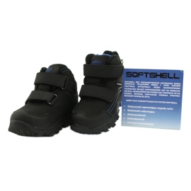 American Club Botas softshell com membrana preto azul 4