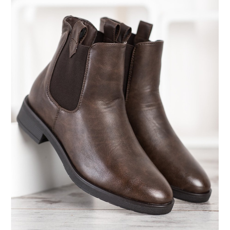 Kylie Botas chelsea quentes marrom multicolorido 1